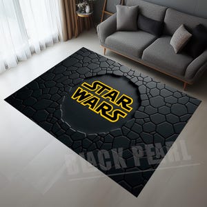 Tapijt met Star Wars-logo: fluweelzacht, antislip katoenen basis