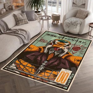 Tappeto Anime, Tappeto Decor Anime, Tappeto Arte Anime, Tappeto Area Anime, Tappeto Design Giapponese, Tappeto Moderno, Tappeto Bambini, Tappeto Stanza Adolescenti, Arredamento Casa, Tappeto Trendy