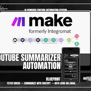 YouTube videos from any channel, extracts the transcript, summarizes it using ChatGPT