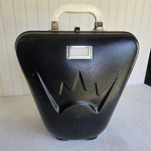 Union Made Rare 50&#39;s 60&#39;s Bowling Ball Bag Hard Vented Regal  Carrying Case C1