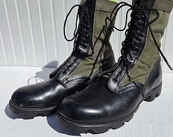 個人装備 1960's-70's Vietnam war jungle boots 60s Vietnam War Vintage Tropical Combat / Jungle Boots - 9R