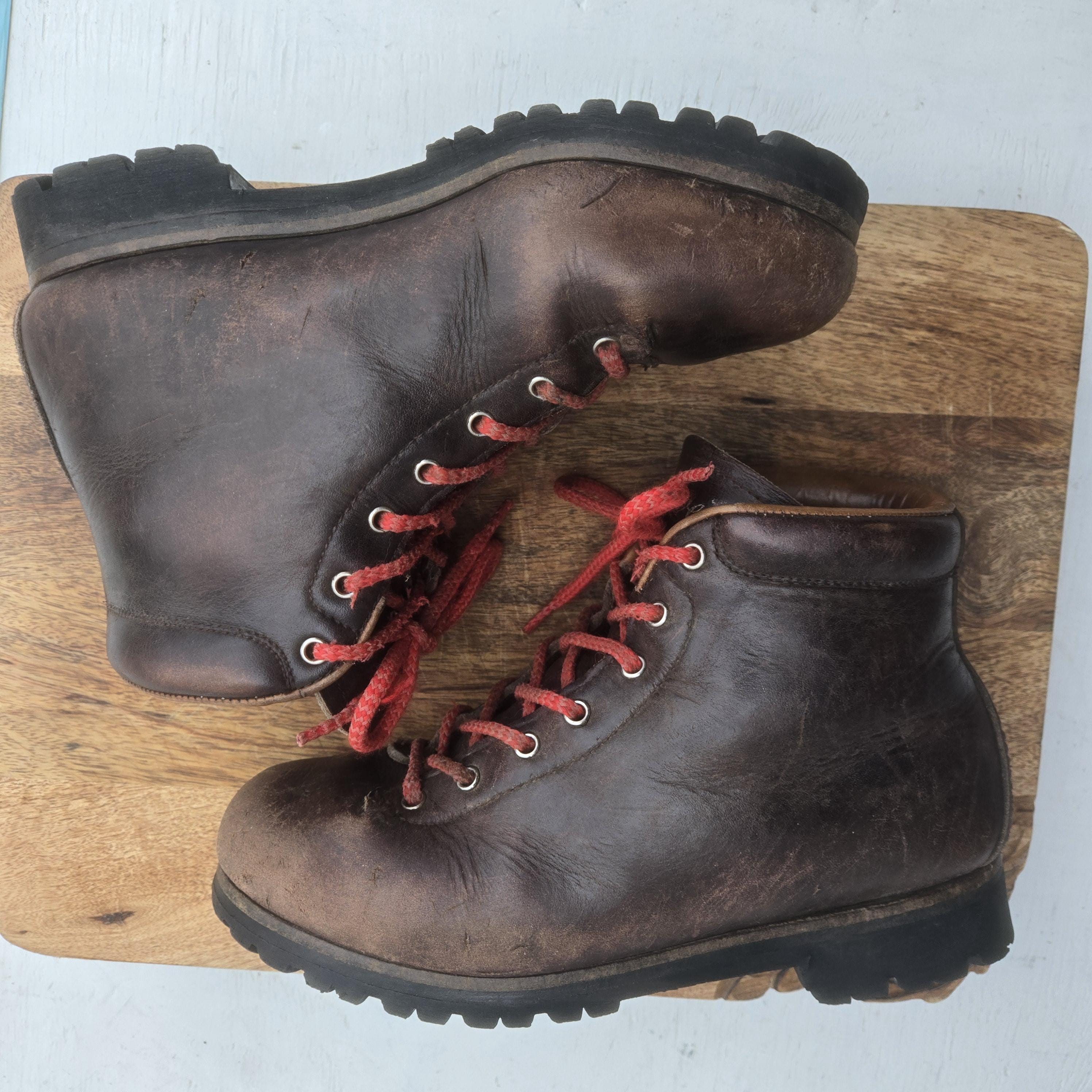 靴 italy leather big trekking boots d8a460c810bd71fc3aa700f685115e