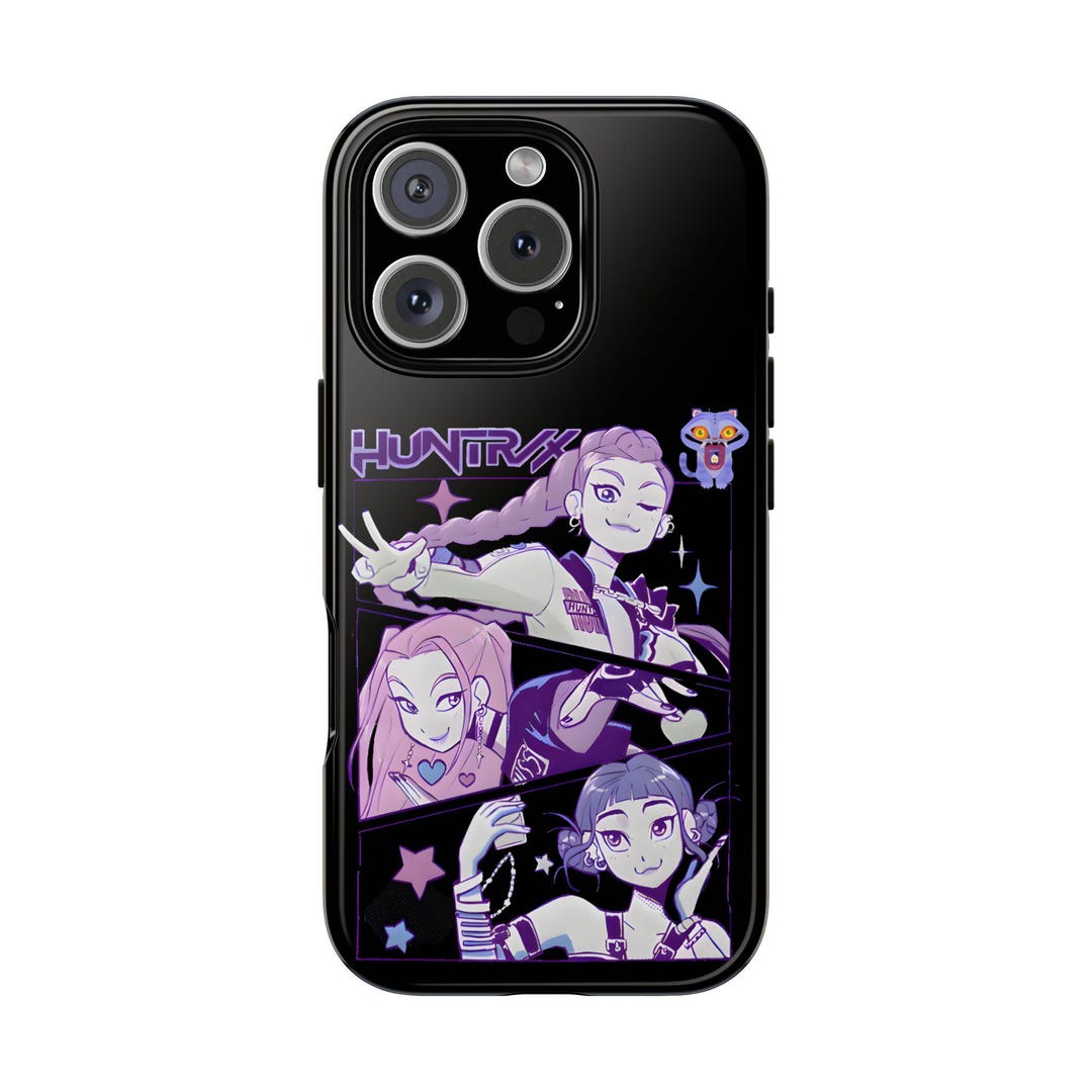 Kpop Demon Hunters Huntrix Phone Case | Trendy Anime-inspired
