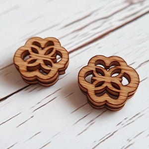 Ohrstecker SVG-Dateien, Glowforge svg, Holz Ohrringe SVG, Laser geschnitten Datei, Ohrringe SVG