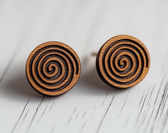 Archivos SVG de aretes bohemios, archivos SVG de aretes tipo botón, archivos Glowforge, archivo cortado con láser, paquete SVG de aretes