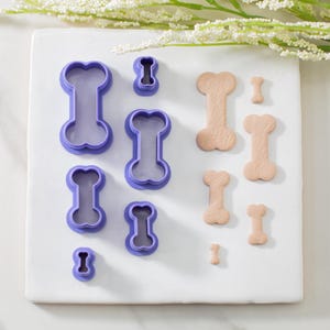 Dog Bone Polymer Clay Cutter | Multiple Sizes | Clay Cutters | Dog Clay Cutter | Bone Clay Cutter | Micro Clay Cutters | Clay Tools