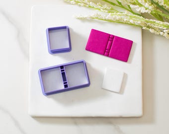 Book Polymer Clay Cutter | Book Clay Cutter | Clay Cutters | Hobby Clay Cutter | Clay Tools| Polymer Clay Earring Cutter