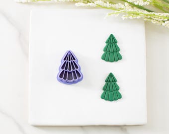 Christmas Tree Polymer Clay Cutter | Multiple Sizes | Christmas Clay Cutters | Clay Cutters for Earrings | Clay Tools