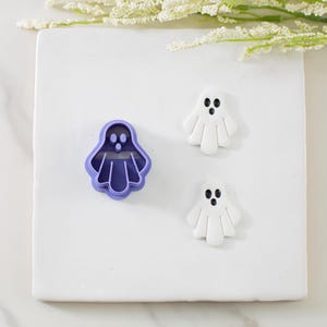 Ghost Polymer Clay Cutter | Multiple Sizes | Halloween Clay Cutters | Spooky Clay Cutters | Clay Tools