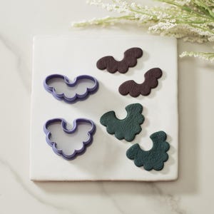 Scalloped Arch Set Polymer Clay Cutters | Fan Shaped Clay Cutter | Arched Earring Cutter | Clay Tools