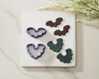 Scalloped Arch Set Polymer Clay Cutters | Fan Shaped Clay Cutter | Arched Earring Cutter | Clay Tools