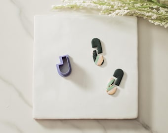 Link Polymer Clay Cutters | Multiple Sizes | Abstract Shape Clay Cutter | Modern Cutter | Trending Clay Tools | J Clay Cutter
