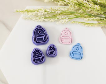 Backpack Polymer Clay Cutter | Multiple Sizes | Clay Cutters for Earrings | Clay Tools