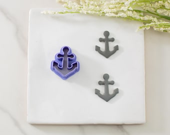 Anchor Polymer Clay Cutter | Coastal Polymer Clay Cutter Collection | Nautical Clay Cutters | Clay Tools