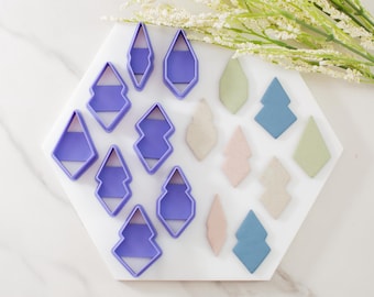 Geometric Dangle Polymer Clay Cutter Set | Statement Clay Cutters | Earring Clay Cutters | Clay Tools
