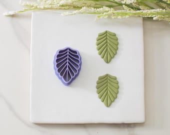 Leaf Polymer Clay Cutter | Multiple Sizes | Floral Clay Cutter | Nature Clay Cutter | Clay Earring Cutter
