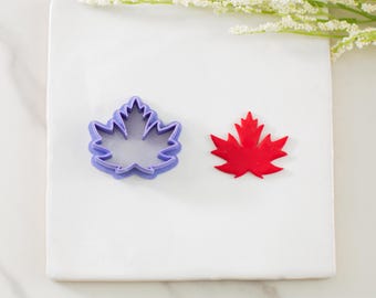 Maple Leaf Polymer Clay Cutter | Multiple Sizes | Fall Clay Cutters | Nature Clay Cutters | Clay Earring Cutter | Clay Tools