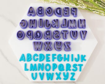 Alphabet Polymer Clay Cutter Set | Clay Cutters for Earrings | ABC | Clay Tools