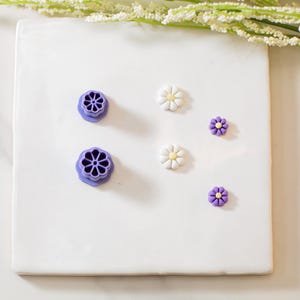 Micro Flower Polymer Clay Cutter | Multiple Sizes | Clay Cutters | Flower Clay Cutter | Small Clay Cutter | Spring Clay Cutters | Clay Tools