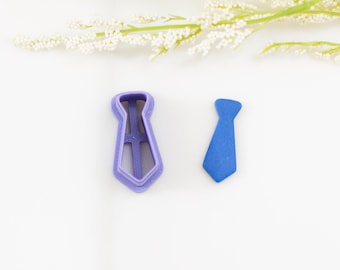 Necktie Polymer Clay Cutter | Multiple Sizes | Clay Cutters for Earrings | Clay Tools
