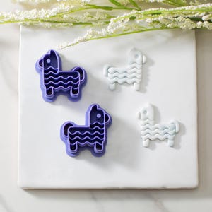 Piñata Polymer Clay Cutter | Mirrored Set | Cinco de Mayo Clay Cutter | Animal Clay Cutter | Fiesta Clay Cutter