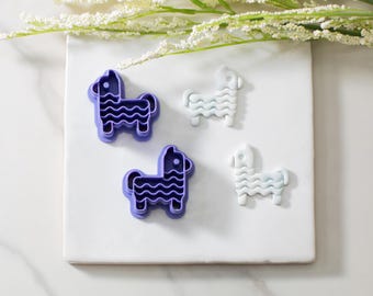 Piñata Polymer Clay Cutter | Mirrored Set | Cinco de Mayo Clay Cutter | Animal Clay Cutter | Fiesta Clay Cutter