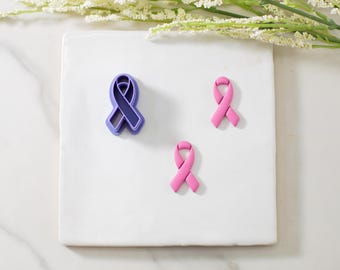 Awareness Ribbon Polymer Clay Cutter | Multiple Sizes | Support Ribbon Clay Cutter | Clay Tools