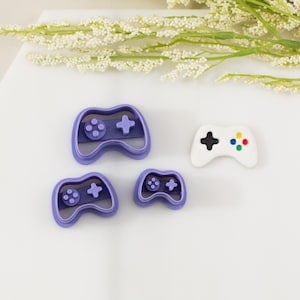 Video Game Controller Polymer Clay Cutter | Multiple Sizes | Clay Cutters for Earrings | Clay Tools