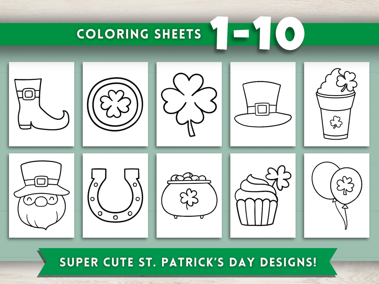 St Patricks Day Coloring Pages for Kids, Easy St. Patricks Printable ...