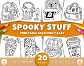 Halloween Coloring Pages for Kids and Adults, Spooky Bold & Easy Halloween Coloring Sheets, Halloween Printables, Fun Halloween Activities