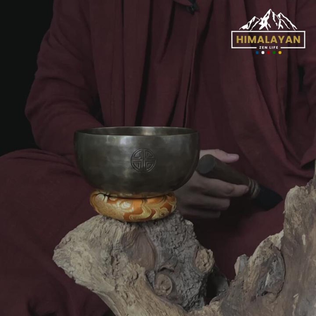 Full Moon Singing Bowl-healing Series-tibetan Energy - Etsy