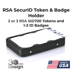 HID/RSA SecurID Token & Badge Holder - #AbolishICE