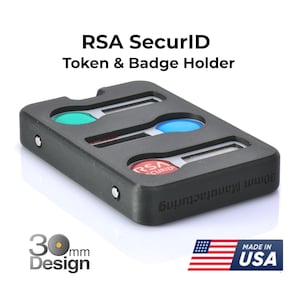 Triple RSA SecurID Token & ID Holder- #AbolishICE