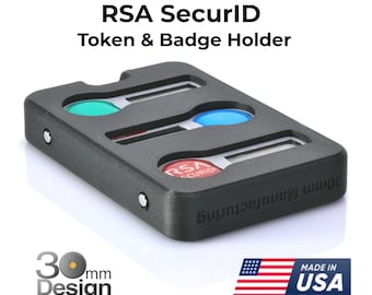 Triple RSA SecurID Token & ID Holder- #AbolishICE