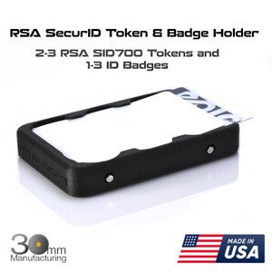 Triple RSA Securid Token & Badge Holder- #abolishice - Etsy