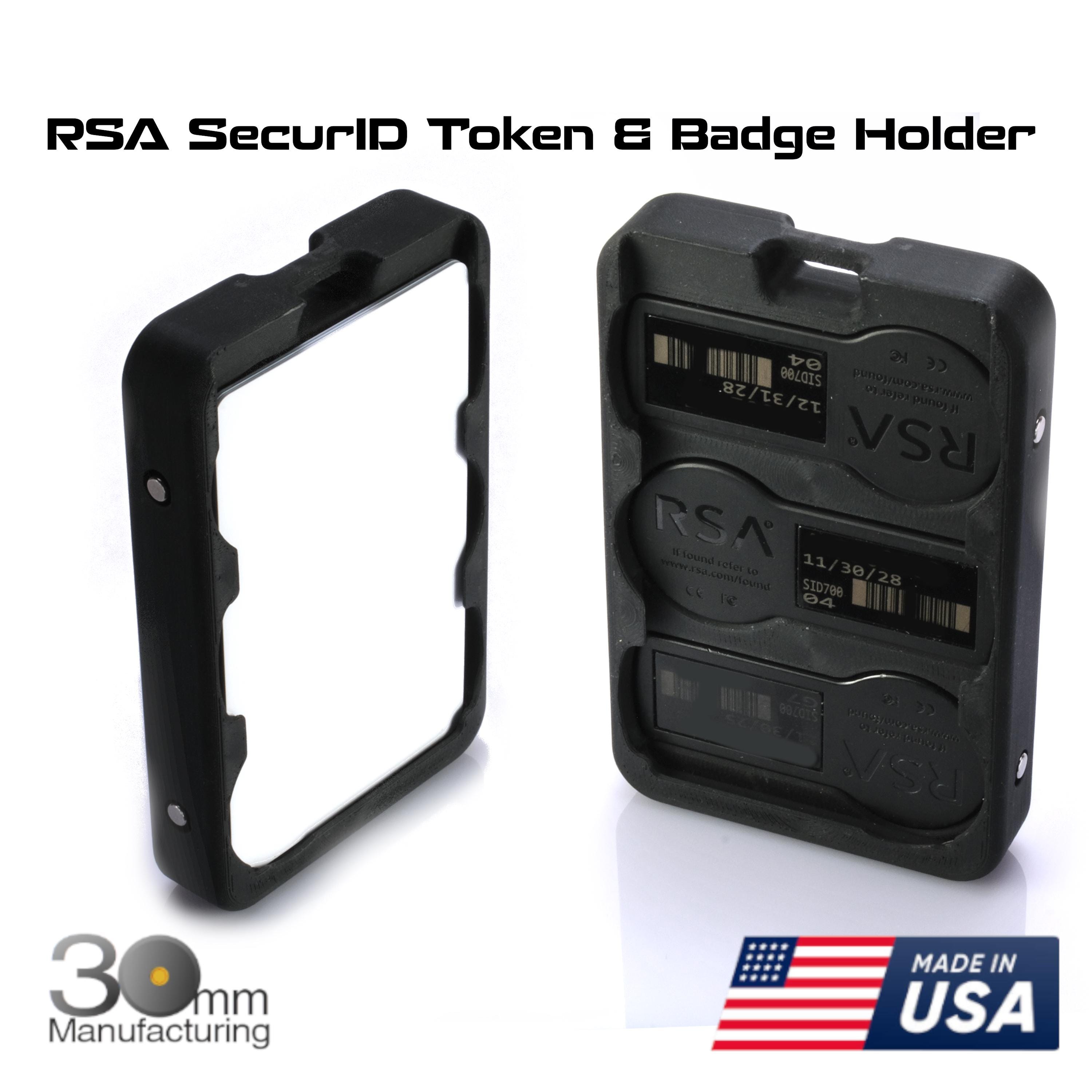 Double RSA Securid Token & Badge Holder - #abolishice - Etsy
