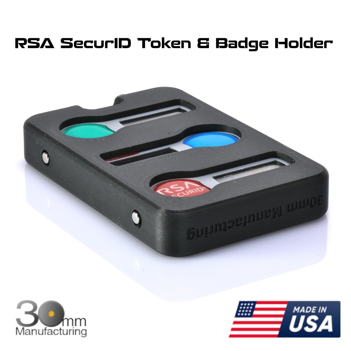 Triple RSA Securid Token & Badge Holder- #abolishice - Etsy