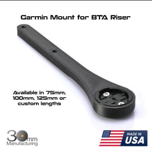 Computer Mount (Garmin or Wahoo) for BTA Risers - Ultralight