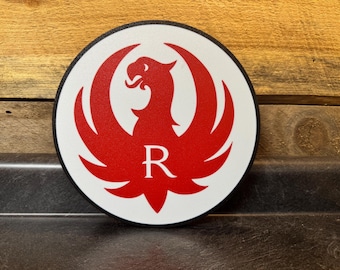Letrero colgante de pared de armas de fuego Ruger