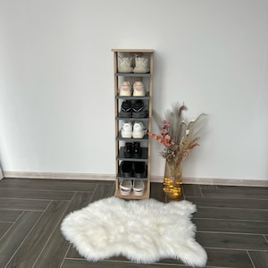 Shoe Rack | Shoes Rack | Hallway Shoe Stand | Entryway Furniture | Shoe Organizer | Narrow Storage | Tall Shoe Rack | Shoes Shelf