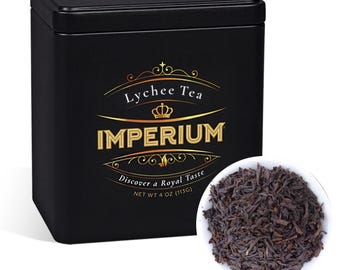 Té Oolong de Lichi, Té de Hojas Sueltas Seleccionado a Mano con Notas Florales y Frutales y un Final Refrescante, Té Afrutado, Regalo para los Amantes del Té