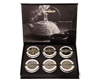 Caja de té, Colección de té de edición limitada, Regalo de té de lujo, Juego de té de hojas sueltas, Té oolong, Regalo para amantes del té, Caja de regalo de té