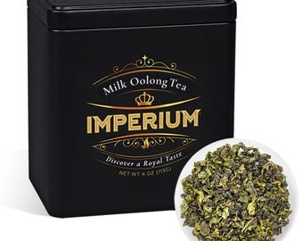 Té Oolong con Leche, Té de Hojas Sueltas con Textura Suave y Cremosa, Regalo de Té, Té Suelto Seleccionado a Mano de 113 g, Regalo para una Fiesta de Té