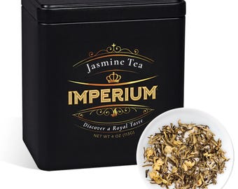 Té verde de jazmín de primavera, té de hojas sueltas, té seleccionado a mano con notas florales, regalo de bienestar para ella, té de jazmín, té oolong infusionado