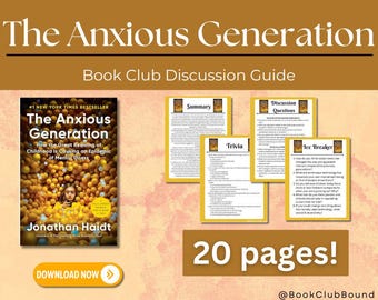 The Anxious Generation Book Club Guide | Discussion Questions, Activities & More!