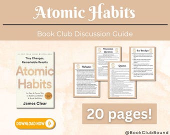 Atomic Habits Book Club Guide: A Deep Dive into James Clear&#39;s Transformative Strategies