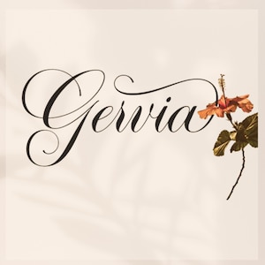 Police Gervia, Goodnotes | Police pour iPad | Police manuscrite pour notes numériques, planification, journalisation | Jolie police d'écriture manuscrite pour les notes des étudiants