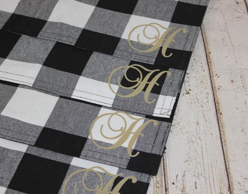 Christmas Placemat Farmhouse Table Runner Buffalo Plaid Etsy Singapore