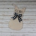 Pet Stocking, Burlap Cat Stockings, Christmas Cat Stockings, Personalized Cat stocking, Custom Cat shaped stockings, Cat stocking with bow 