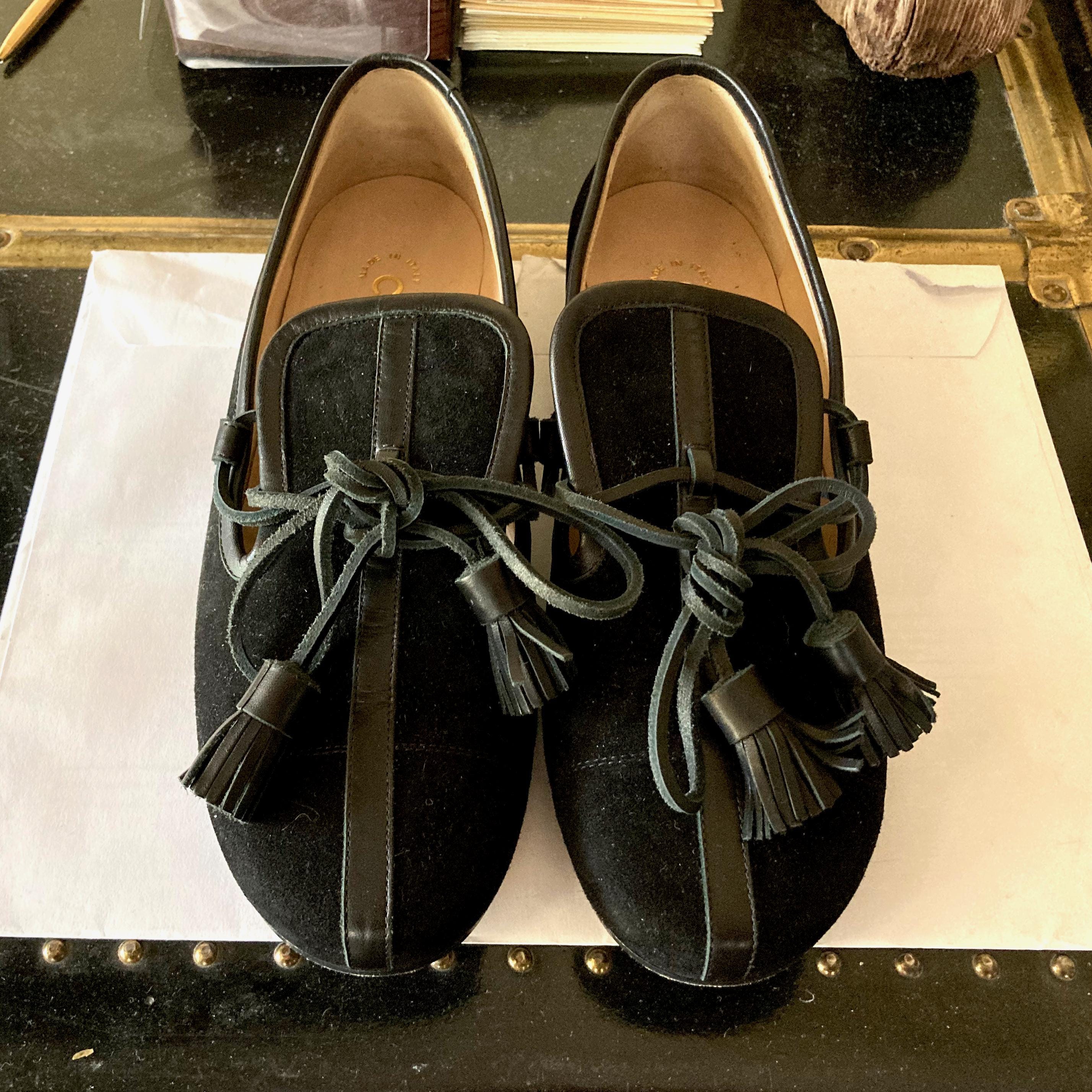 美品　CHANEL ヴィンテージ フラットシューズ ローファー　シャネル CHANEL】シャネル ローファー - メルカリ